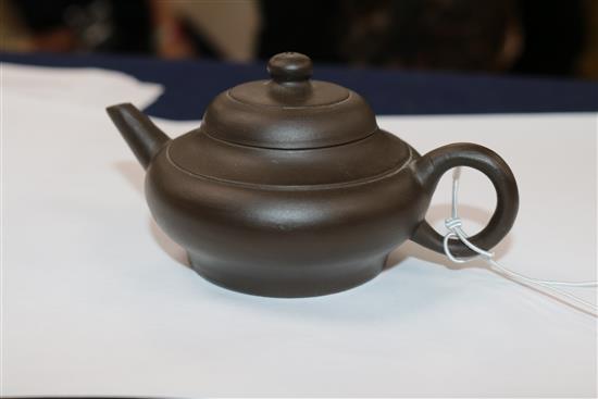 A 19th century Chinese Yixing teapot and cover